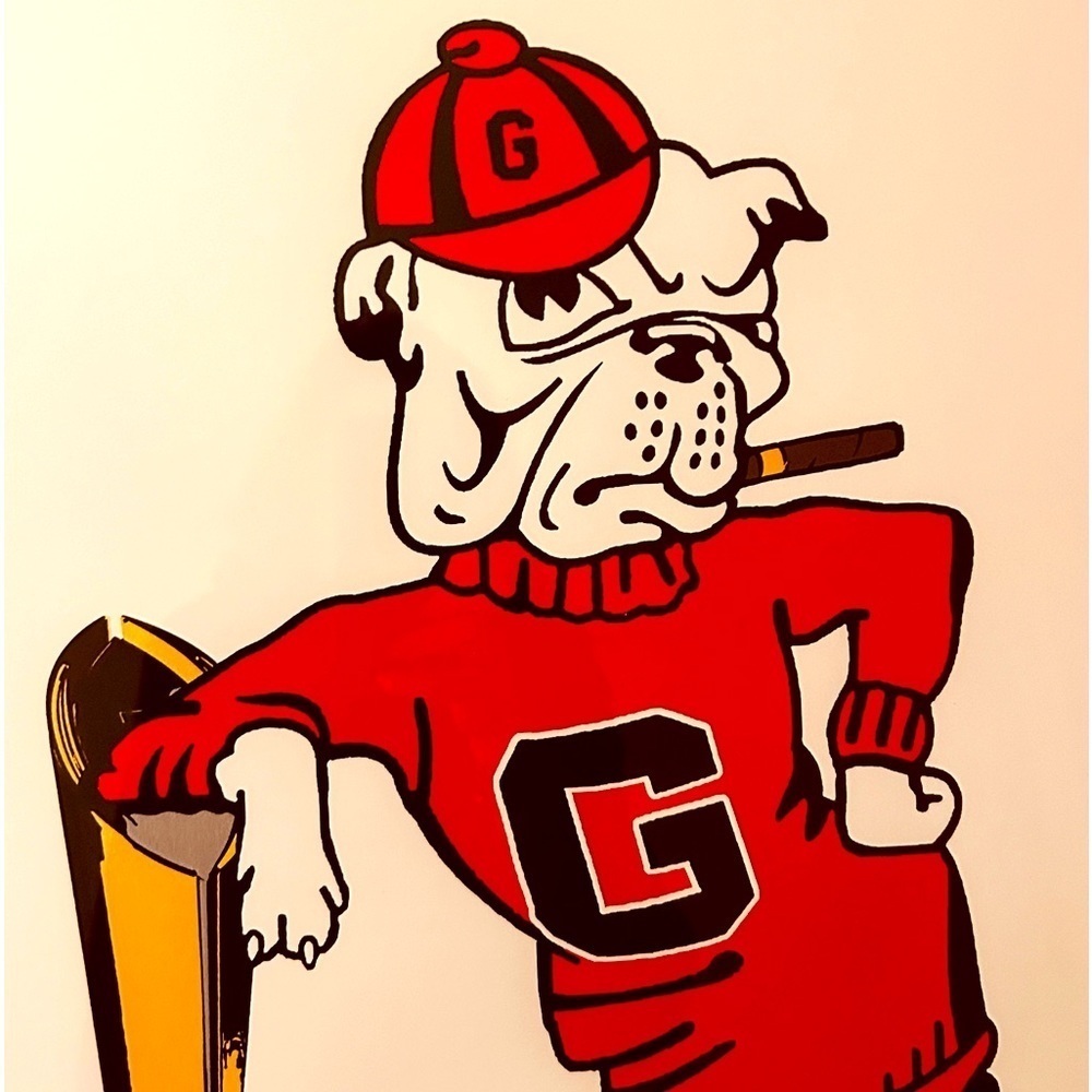 Professional Framed Leaning University of Georgia Bulldog Championship Art RSG - Picture 10 of 13
